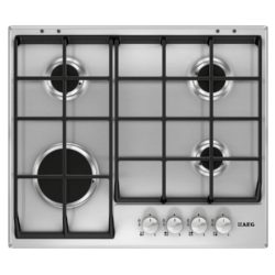 AEG HG654350SM 60cm 4 Burner Gas Hob in Stainless Steel